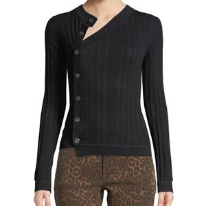T by Alexander Wang Deconstructed Placket Top